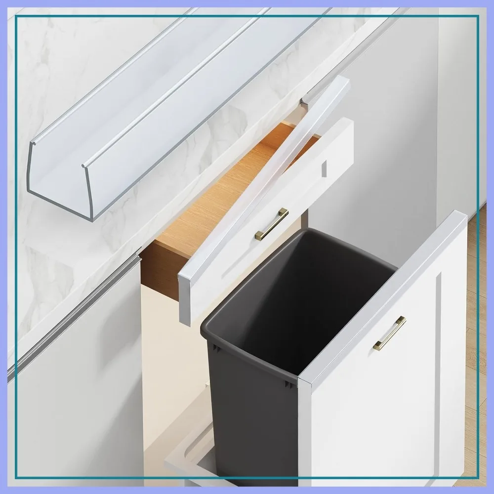 18" Cabinet Door Edge Protector, 3/4" Thick, 2 Pack, Clear Plastic Guard for Wear Prevention
18" Cabinet Door Edge Protector, 3/4" Thick, 2 Pack, Clear Plastic Guard for Wear Prevention