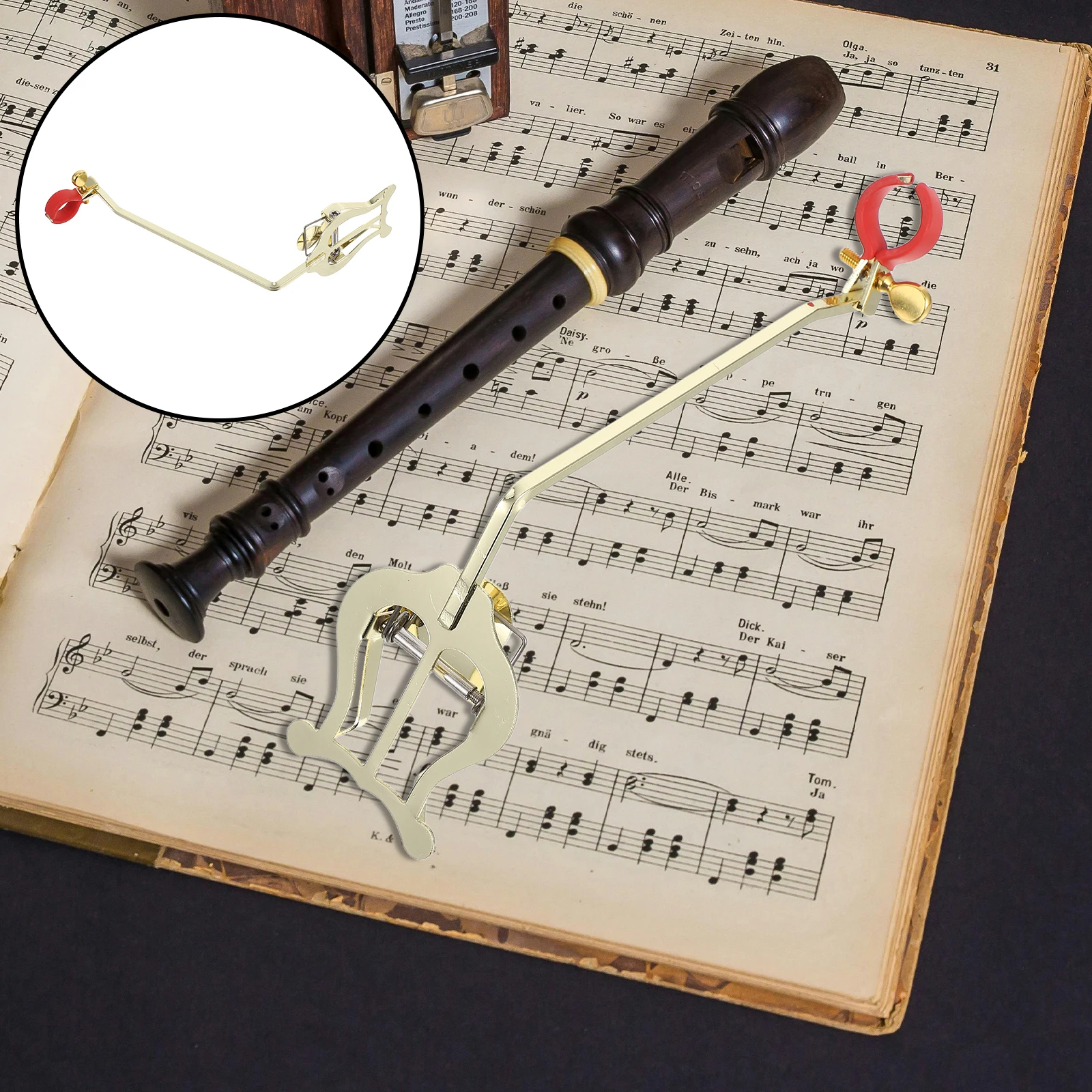 Portable French Horn Sheet Music Clip Lightweight Durable for Marching Band Trumpet Clarinet Saxophone Accessory 
Portable French Horn Sheet Music Clip Lightweight Durable for Marching Band Trumpet Clarinet Saxophone Accessory