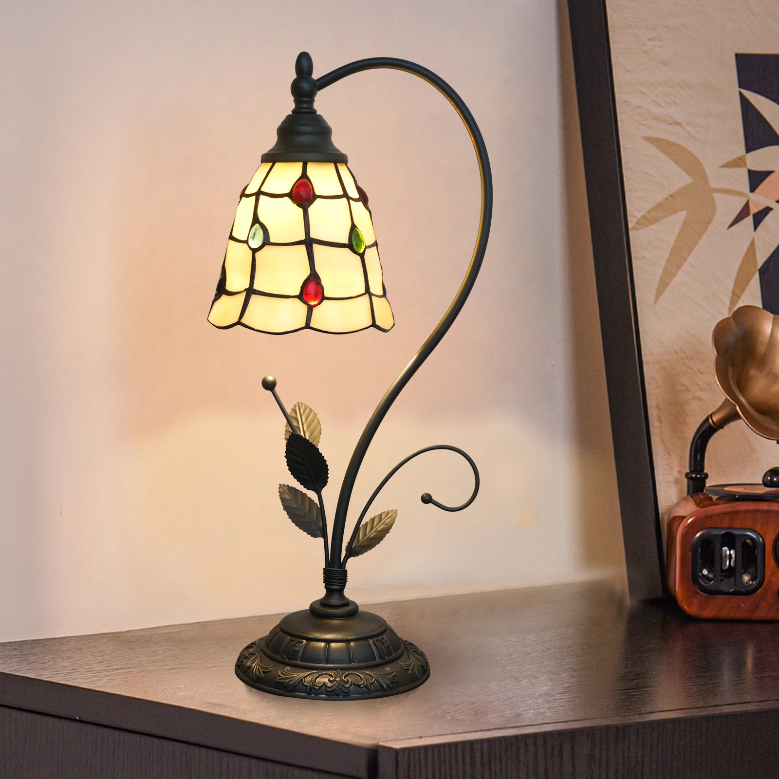 Tiffany Stained Glass lamp Small Bedside Table Lamps for Living Room Bedroom Dorm Kitchen Home Decor Festival Birthday Gift
Tiffany Stained Glass lamp Small Bedside Table Lamps for Living Room Bedroom Dorm Kitchen Home Decor Festival Birthday Gift