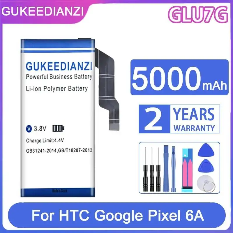 For Htc Google for Pixel 6A Stable Mobile Phone Battery GLU7G 5000mAh
For Htc Google for Pixel 6A Stable Mobile Phone Battery GLU7G 5000mAh