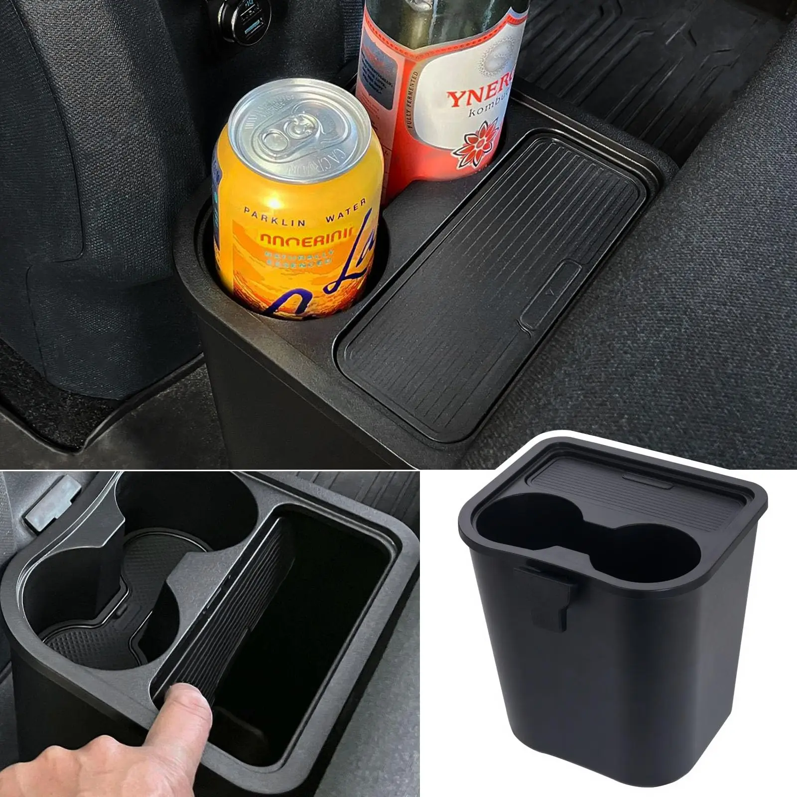 Upgraded Dual Cup Holder With Integrated Trash Compartment For 2022–2026 Ford Maverick Rear Seat Interior Accessory
Upgraded Dual Cup Holder With Integrated Trash Compartment For 2022–2026 Ford Maverick Rear Seat Interior Accessory