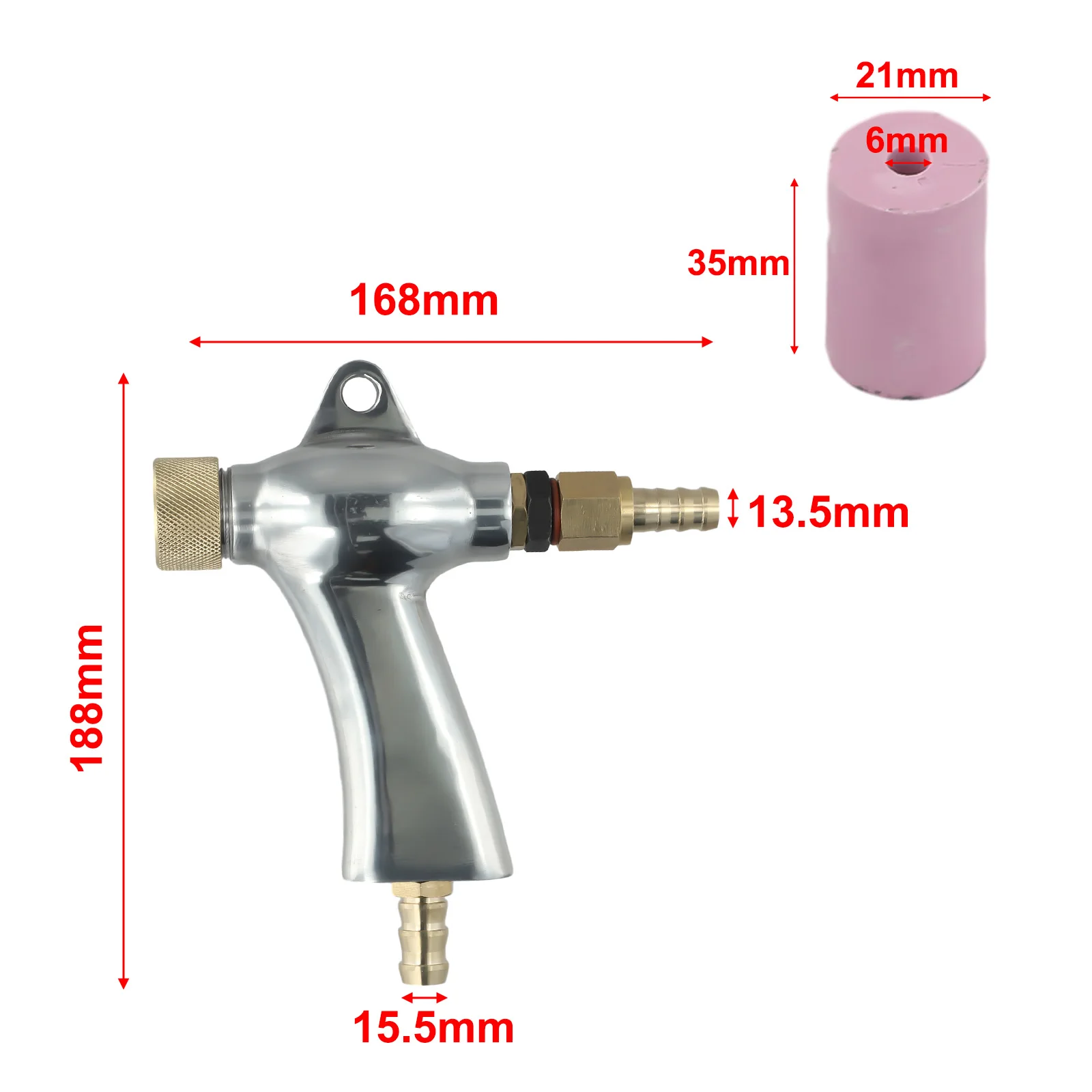 Инструмент для пескоструйной обработки из алюминиевого сплава с 5 керамическими насадками для подготовки поверхности и полировки металла и стекла
Инструмент для пескоструйной обработки из алюминиевого сплава с 5 керамическими насадками для подготовки поверхности и полировки металла и стекла