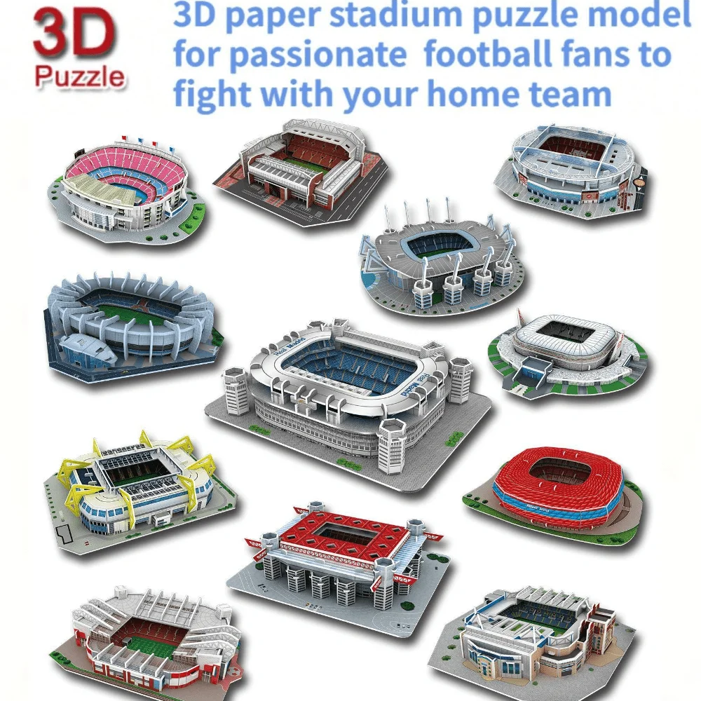 3D Paper Stadium Puzzle Model For Passionate And Loyal Football Fans To Fight With Your Home Team,Back To School Season
3D Paper Stadium Puzzle Model For Passionate And Loyal Football Fans To Fight With Your Home Team,Back To School Season