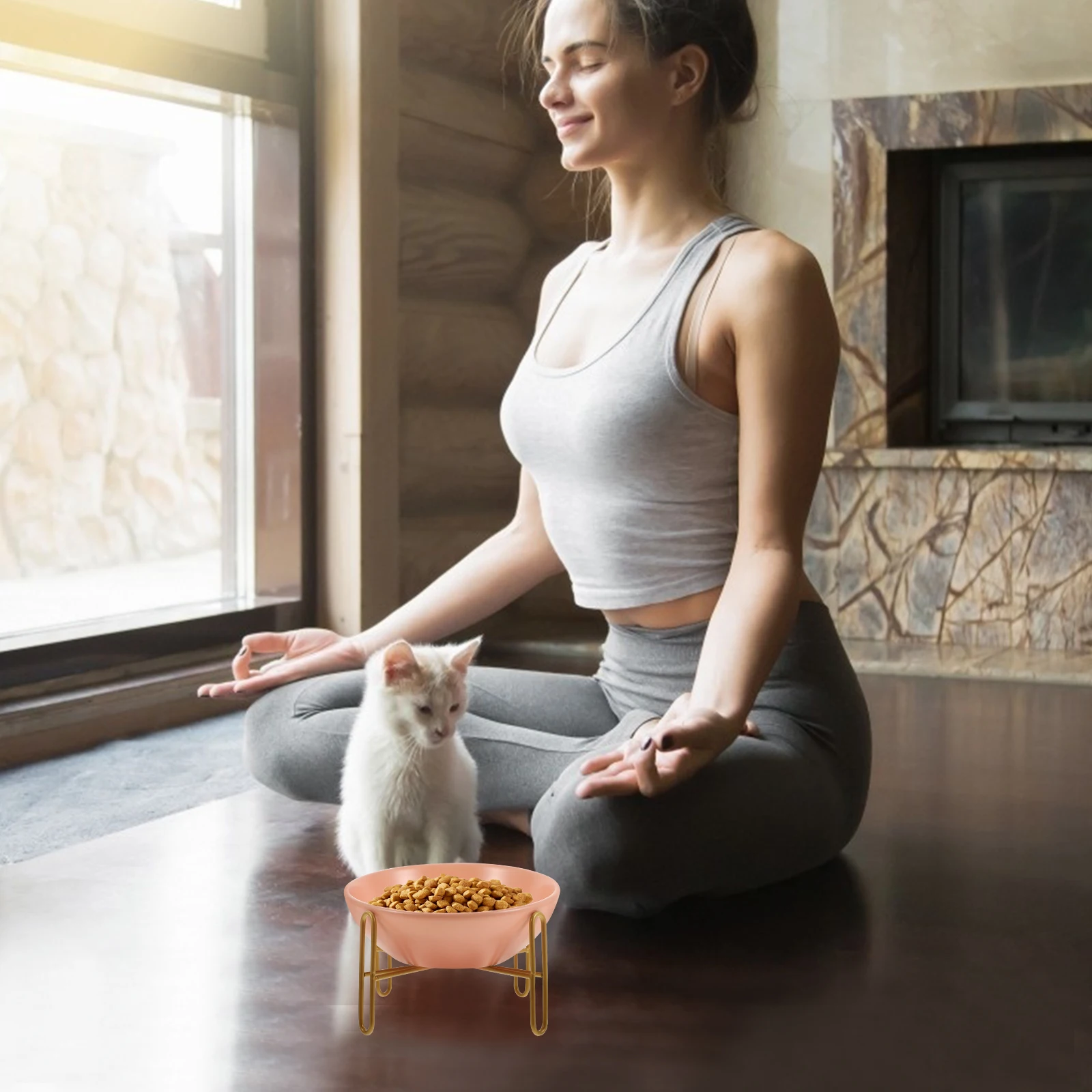 Spaceship Cat Bowl Ceramic Dog Feeder Pet Food Container Raised Rack Easy Wash Hygienic Design Stainless Kitten Bowls Cat Dishes
Spaceship Cat Bowl Ceramic Dog Feeder Pet Food Container Raised Rack Easy Wash Hygienic Design Stainless Kitten Bowls Cat Dishes