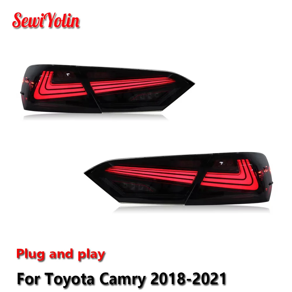 Car LED Tail Light Accessories For Toyota Camry 2018-2021 Auto Rear Fog DRL Brake Turn Signal Lamp Plug and Play
Car LED Tail Light Accessories For Toyota Camry 2018-2021 Auto Rear Fog DRL Brake Turn Signal Lamp Plug and Play