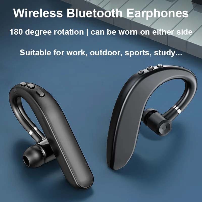 S109 Bluetooth Headphone TWS Wireless Ear Hook Earphone HiFi Stereo HD-Calling Noise Reduction Headset Earbuds Long Playing Time
S109 Bluetooth Headphone TWS Wireless Ear Hook Earphone HiFi Stereo HD-Calling Noise Reduction Headset Earbuds Long Playing Time