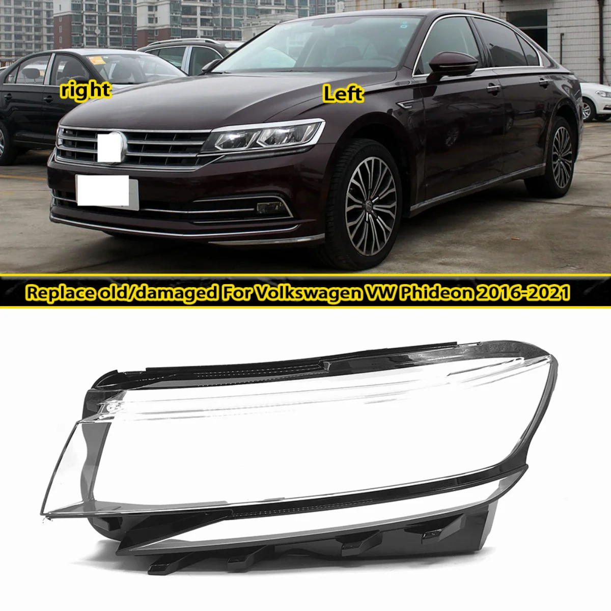 Headlamp Cover Transparent Lamp Shade Headlight Shell Plexiglass Replacement For Volkswagen VW Phideon 2016-2021 Low
Headlamp Cover Transparent Lamp Shade Headlight Shell Plexiglass Replacement For Volkswagen VW Phideon 2016-2021 Low