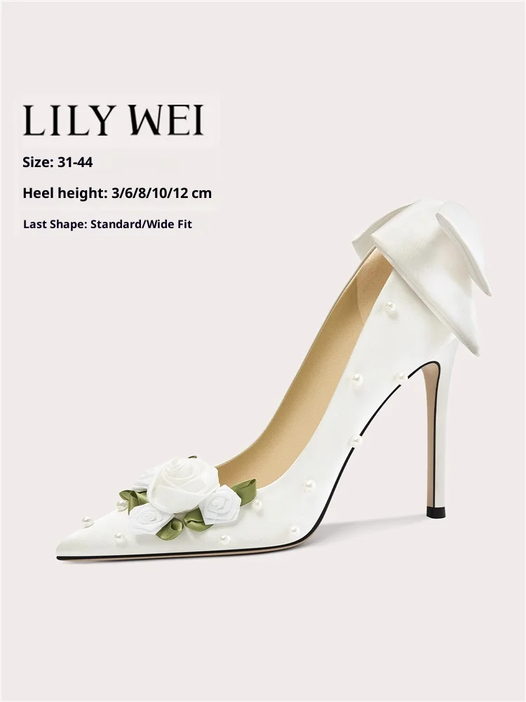 Весенние свадебные туфли с шелковым бантом и жемчугом, банкетные туфли большого размера, маленький размер, широкая версия, непромокаемая женская обувь на высоком каблуке на платформе
Весенние свадебные туфли с шелковым бантом и жемчугом, банкетные туфли большого размера, маленький размер, широкая версия, непромокаемая женская обувь на высоком каблуке на платформе