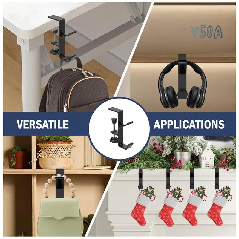Y50A-Adjustable Fireplace Stocking And Ornament Hooks, Metal Hooks For Christmas Mantel Decorations
Y50A-Adjustable Fireplace Stocking And Ornament Hooks, Metal Hooks For Christmas Mantel Decorations