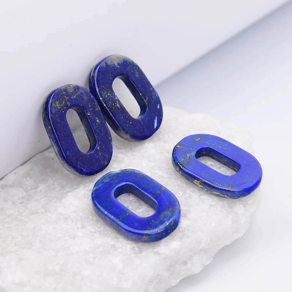 APDGG 4 Pcs 18x25mm Natural Blue Lapis lazuli Oval Circle Charms Pendant Beads Jewelry Making DIY
APDGG 4 Pcs 18x25mm Natural Blue Lapis lazuli Oval Circle Charms Pendant Beads Jewelry Making DIY