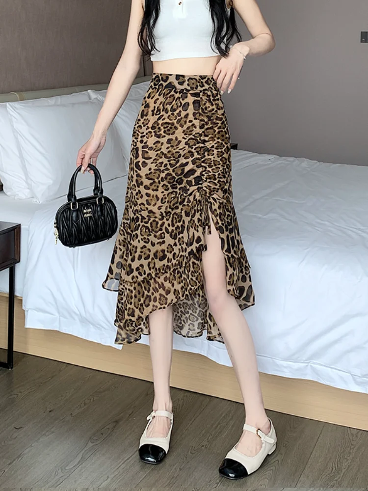 Women Asymmetrical High Low Ruffle Hem Skirt High Waist Chiffon Fashion Bodycon Skirt Female Sexy Skirt
Women Asymmetrical High Low Ruffle Hem Skirt High Waist Chiffon Fashion Bodycon Skirt Female Sexy Skirt