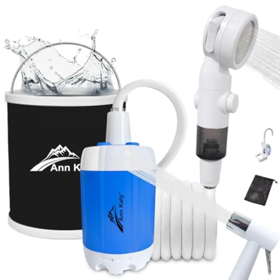 Portable Camping Shower Outdoor Camp Shower PumpUpgrade Rechargeable Electric Shower Pump with Intelligent Digital Display Mult
Portable Camping Shower Outdoor Camp Shower PumpUpgrade Rechargeable Electric Shower Pump with Intelligent Digital Display Mult