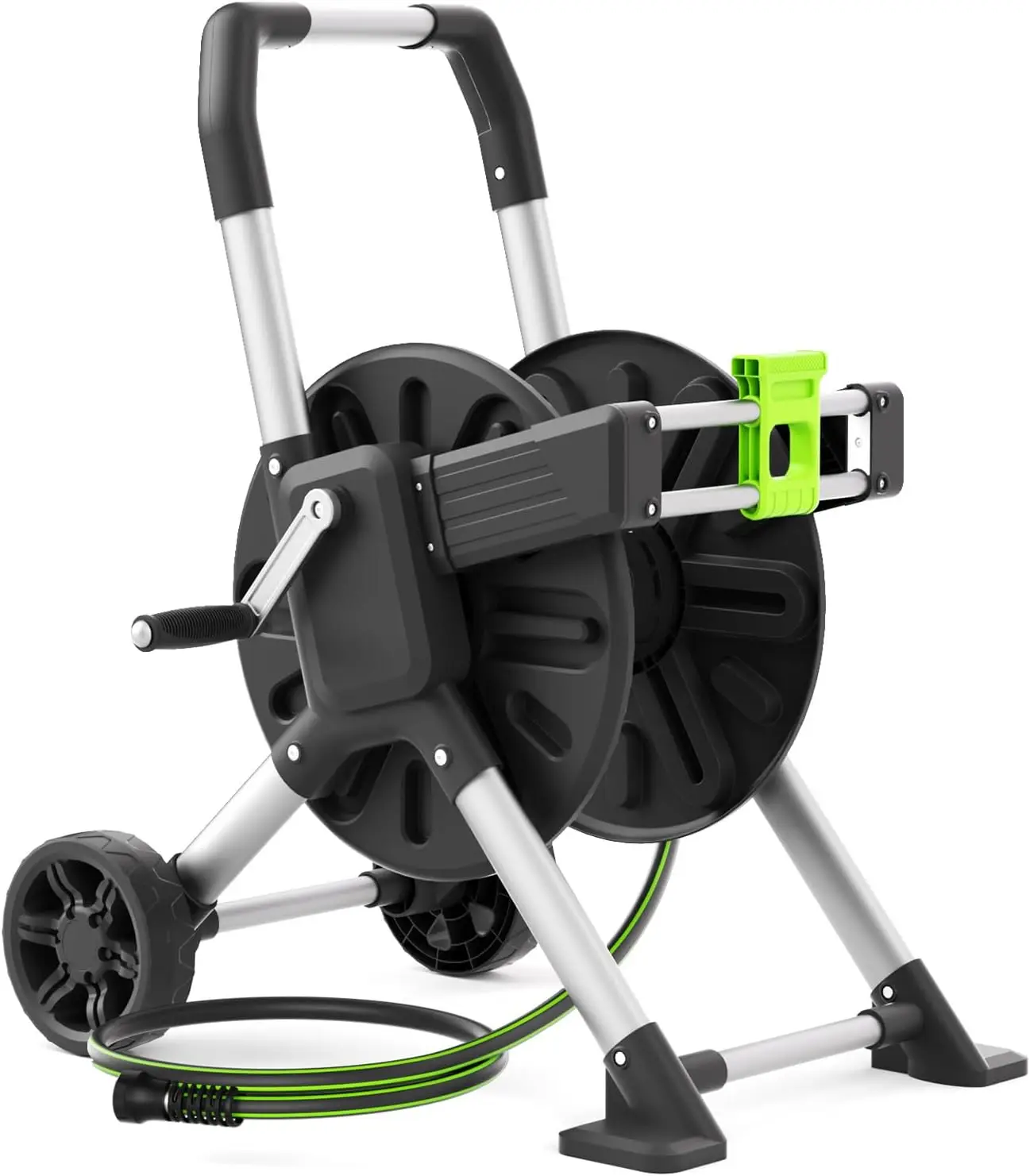 Upgrade Garden Hose Reel Cart 150 Feet Capacity Effort Saving Hand Crank Freestanding Water Hose Wheels Organizer Aluminum Frame Portable Storage System For Outside Lawn Yard
Upgrade Garden Hose Reel Cart 150 Feet Capacity Effort Saving Hand Crank Freestanding Water Hose Wheels Organizer Aluminum Frame Portable Storage System For Outside Lawn Yard