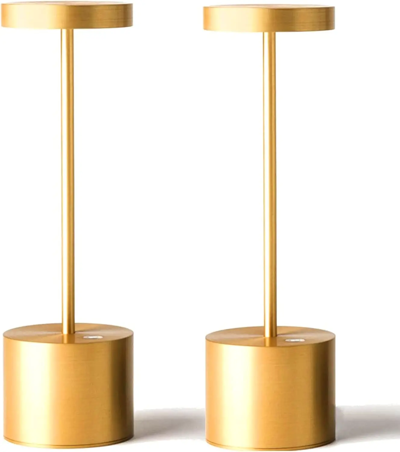 Rechargeable Cordless Table Lamp with 5000mAh Battery, Dimming LED for Outdoor/Indoor Use in Gold
Rechargeable Cordless Table Lamp with 5000mAh Battery, Dimming LED for Outdoor/Indoor Use in Gold
