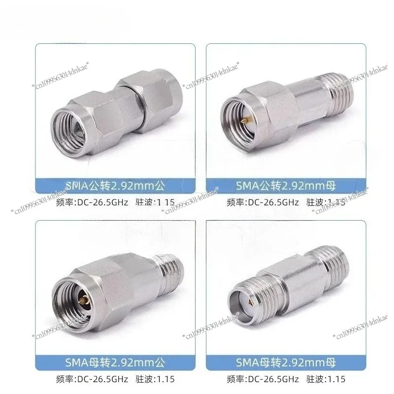 2.92Mm To SMA Adapter SMA/2.92-JJS JKS KJS KKS 26.5G RF Adapter
2.92Mm To SMA Adapter SMA/2.92-JJS JKS KJS KKS 26.5G RF Adapter