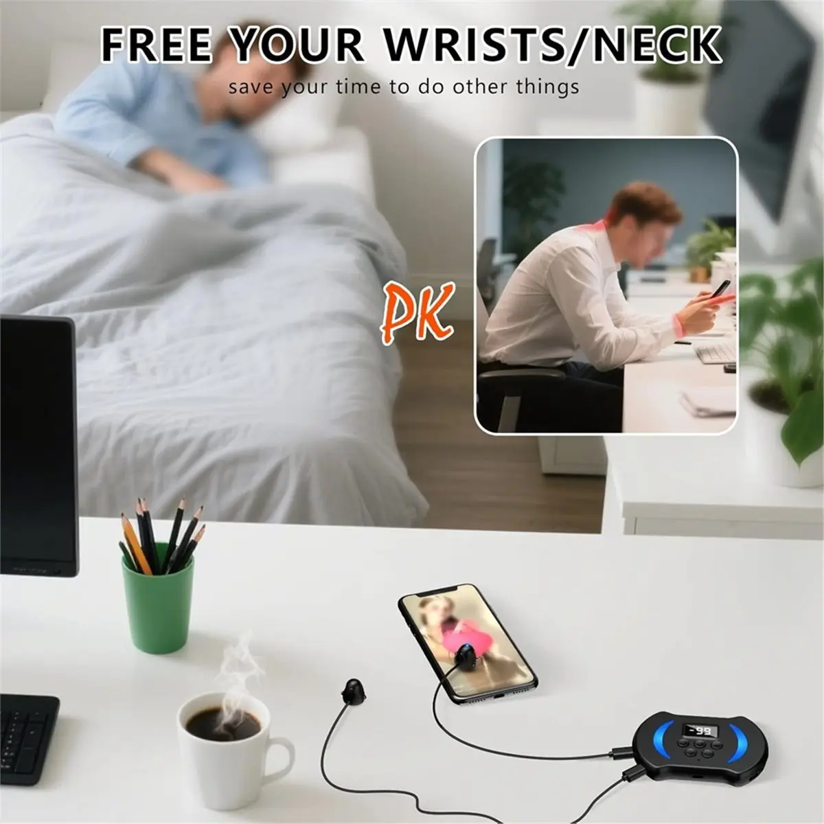 【BRILLIANT 】Auto Clicker for Phone, Touch Screen Tapper with Digital Display & Adjustable Speed, Compatible with IPhone/Android
【BRILLIANT 】Auto Clicker for Phone, Touch Screen Tapper with Digital Display & Adjustable Speed, Compatible with IPhone/Android