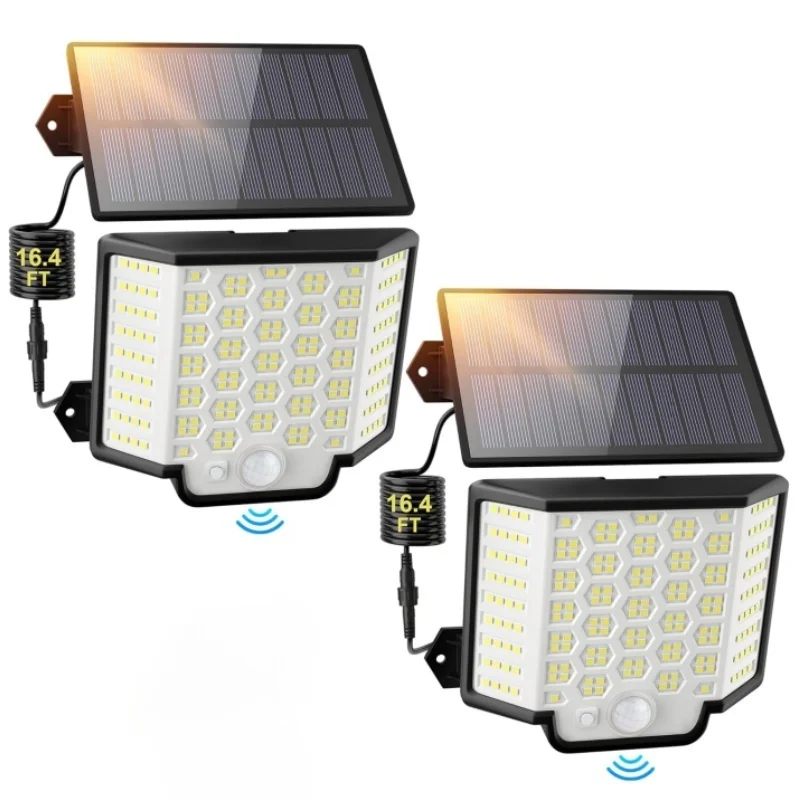 Solar Lights Outdoor Waterproof 186 Bright LEDs Dusk to Dawn Motion Security Flood Lights with Remote for Outside, Garage,Yard
Solar Lights Outdoor Waterproof 186 Bright LEDs Dusk to Dawn Motion Security Flood Lights with Remote for Outside, Garage,Yard