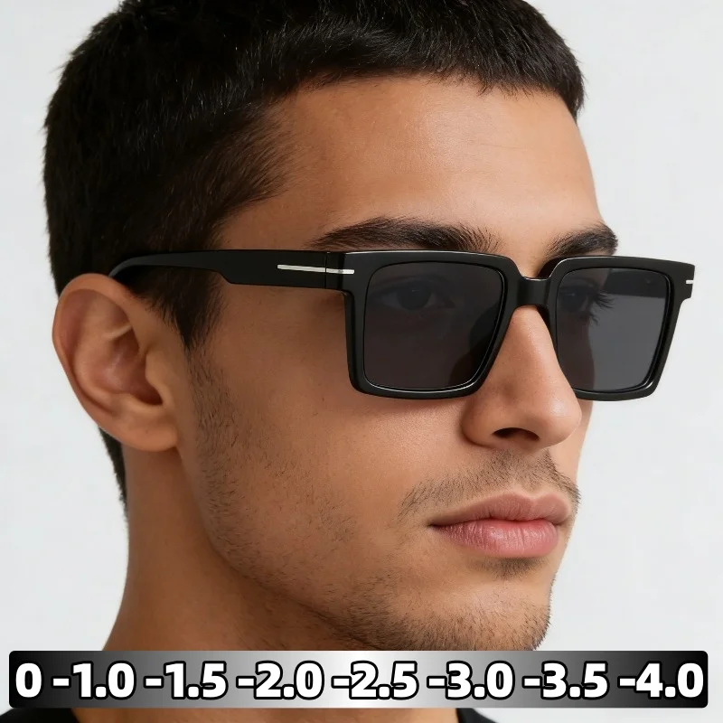 New Square Frame Myopia Sunglasses Unisex UV-protective Eyewear for Outdoor Activities Classic Driving Shades 0 To -4.0
New Square Frame Myopia Sunglasses Unisex UV-protective Eyewear for Outdoor Activities Classic Driving Shades 0 To -4.0