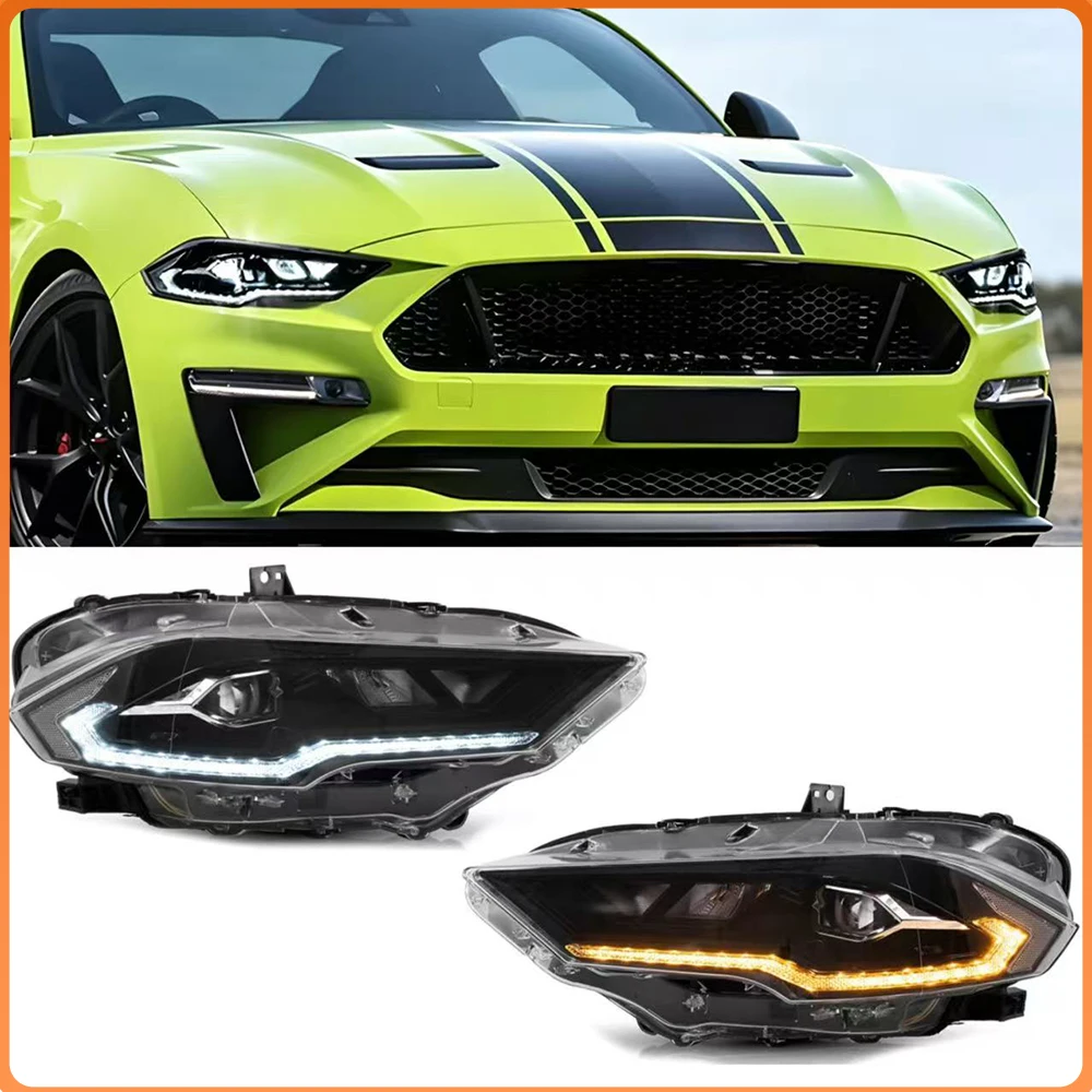 Для Ford Mustang 2018-2023: Светодиодные фары-проекторы с линзами, высококачественные автоаксессуары с эффектом запуска, Plug and Play
Для Ford Mustang 2018-2023: Светодиодные фары-проекторы с линзами, высококачественные автоаксессуары с эффектом запуска, Plug and Play