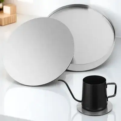 6Pcs Stainless Steel Round Coasters Set with Storage Base Heat Resistant Non-Slip Table Pads for Mugs Bowls Teapots Protection
6Pcs Stainless Steel Round Coasters Set with Storage Base Heat Resistant Non-Slip Table Pads for Mugs Bowls Teapots Protection
