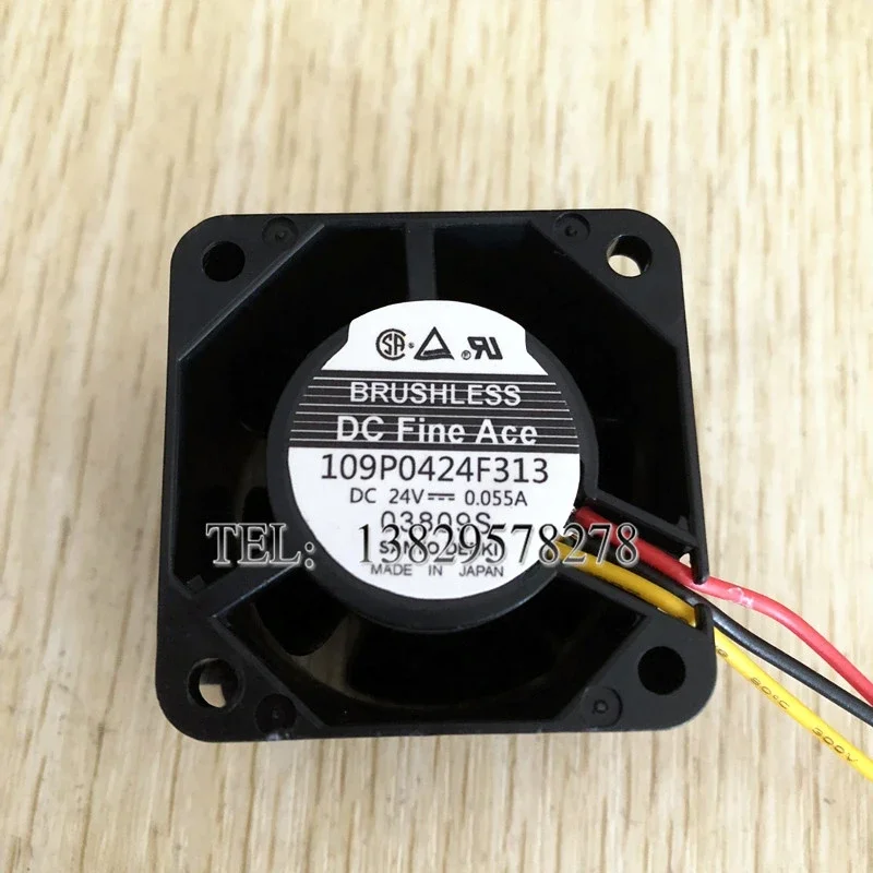 SANYO DENKI 109P0424F313 DC 24 В 0,05 А 40x40x28 мм 3-проводной охлаждающий вентилятор для сервера
SANYO DENKI 109P0424F313 DC 24 В 0,05 А 40x40x28 мм 3-проводной охлаждающий вентилятор для сервера