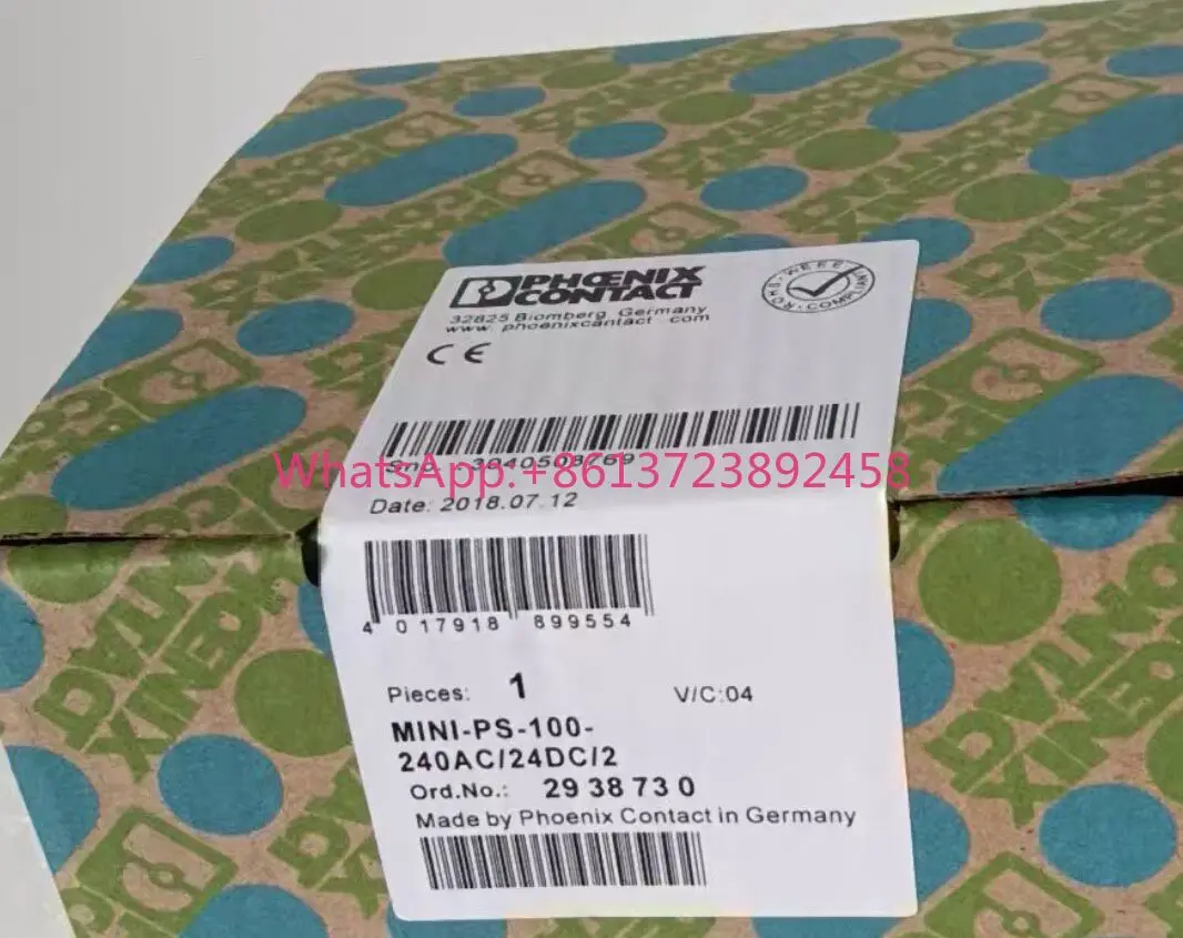 Phoenix Power Supply, Model MINI-PS-100-240AC/24DC/2 High Quality
Phoenix Power Supply, Model MINI-PS-100-240AC/24DC/2 High Quality