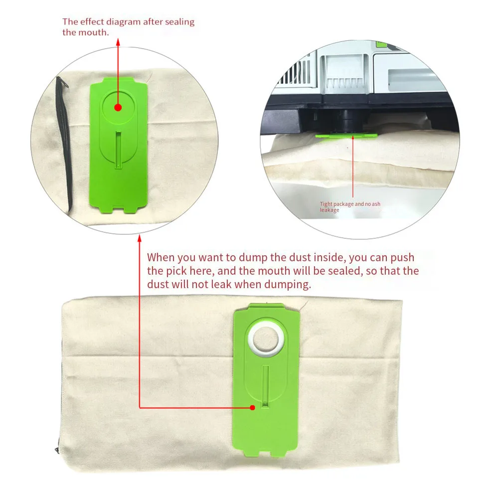 1PC Part Number 204309 Filter Bag Washable And Reusable Convenient Design Reusable Vacuum Cleaner Bags For Festool For Mini
1PC Part Number 204309 Filter Bag Washable And Reusable Convenient Design Reusable Vacuum Cleaner Bags For Festool For Mini