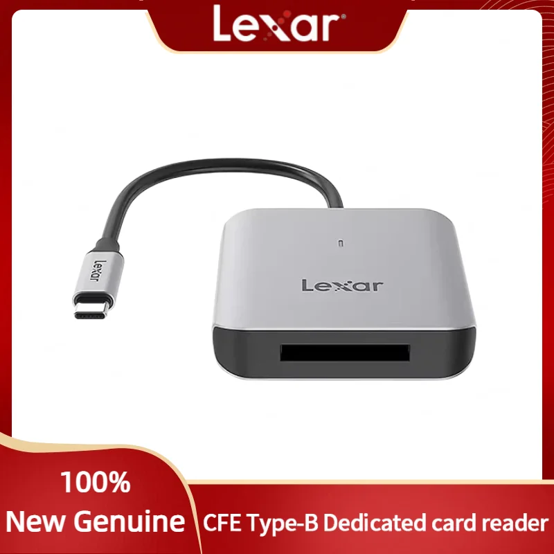 Lexar CFexpress Type B Card Reader High Speed Type-C Interface CFE Card Phone Reader USB3.2 Gen2 Memory Card Readers
Lexar CFexpress Type B Card Reader High Speed Type-C Interface CFE Card Phone Reader USB3.2 Gen2 Memory Card Readers