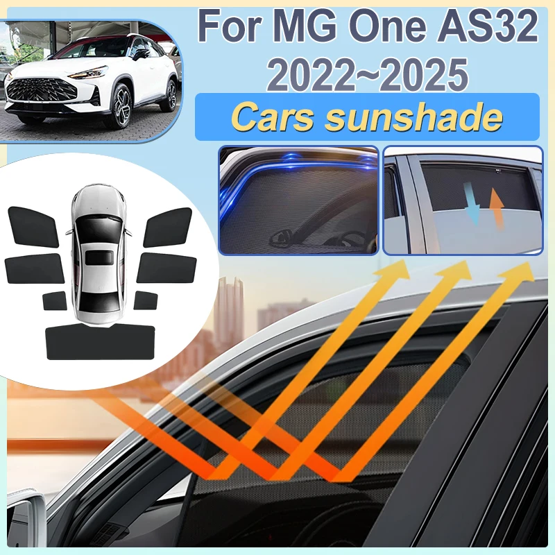 For MG One 2022 2023 2024 2025 AS32 Car Side Window Mesh Sunshade Breathable Non-Stuffy Privacy Sun Visor Cover Auto Accessories
For MG One 2022 2023 2024 2025 AS32 Car Side Window Mesh Sunshade Breathable Non-Stuffy Privacy Sun Visor Cover Auto Accessories