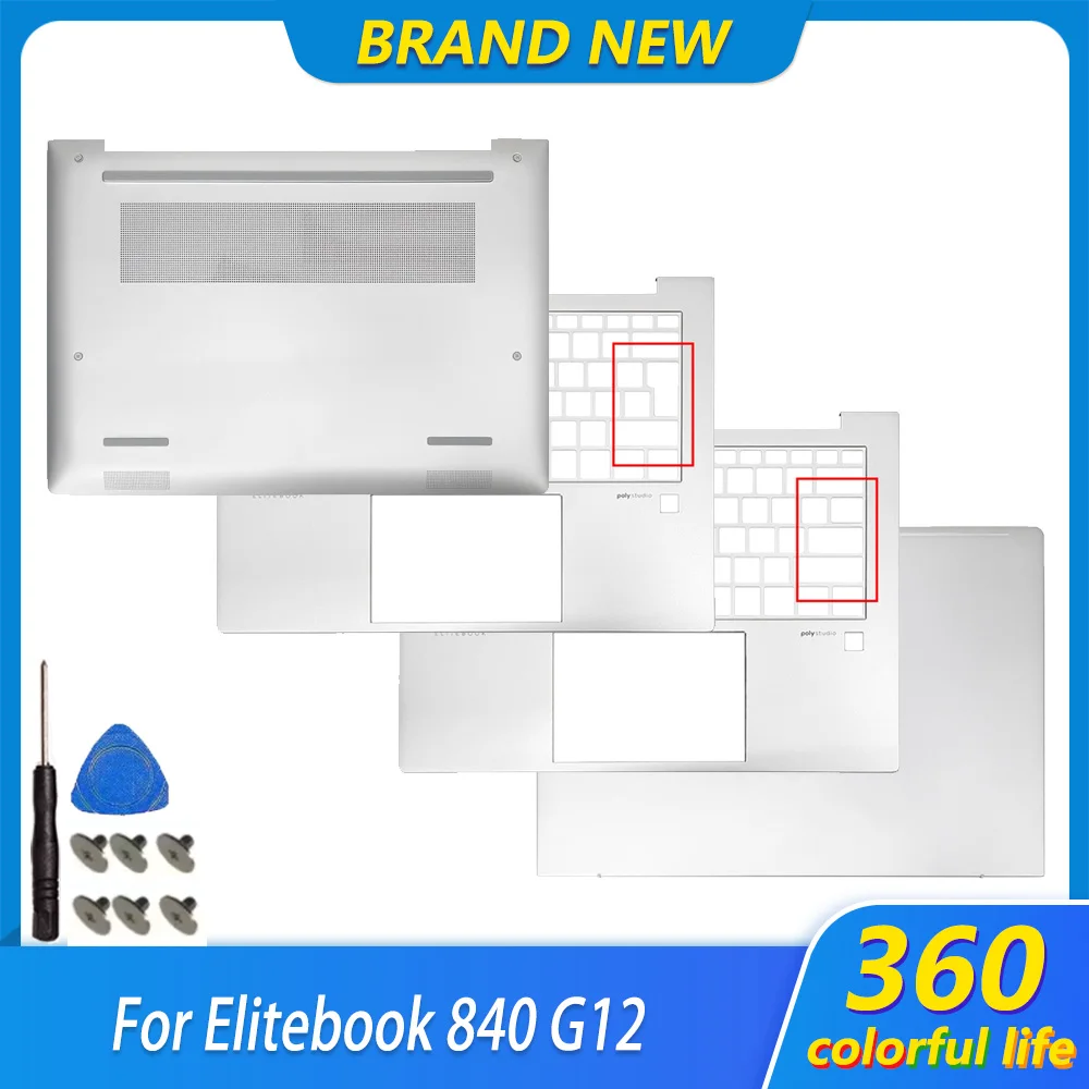 New For Elitebook 840 G12 Laptop LCD Screen Back Top Cover Upper Top Case Palm rest Lower Bottom Cover Housing Silver
New For Elitebook 840 G12 Laptop LCD Screen Back Top Cover Upper Top Case Palm rest Lower Bottom Cover Housing Silver