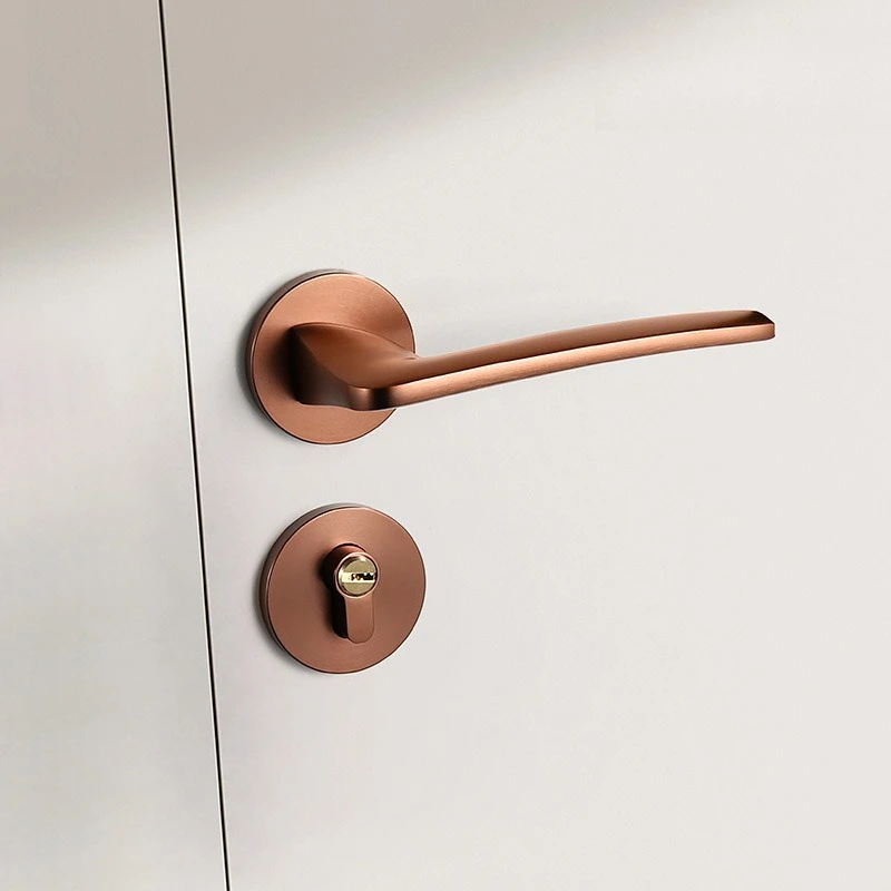 Magnetic Silent Door Lock Bedroom Modern Simple Gold Brushed Door Lock Minimalist Wooden Door Lock
Magnetic Silent Door Lock Bedroom Modern Simple Gold Brushed Door Lock Minimalist Wooden Door Lock
