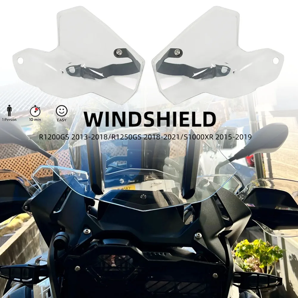 NEW Steering Wheel Handlebar Deflectors Wind Shield Screen Motorcycle For BMW R 1200 1250 GS ADV HP S 1000 XR R1200GS R1250GS
NEW Steering Wheel Handlebar Deflectors Wind Shield Screen Motorcycle For BMW R 1200 1250 GS ADV HP S 1000 XR R1200GS R1250GS