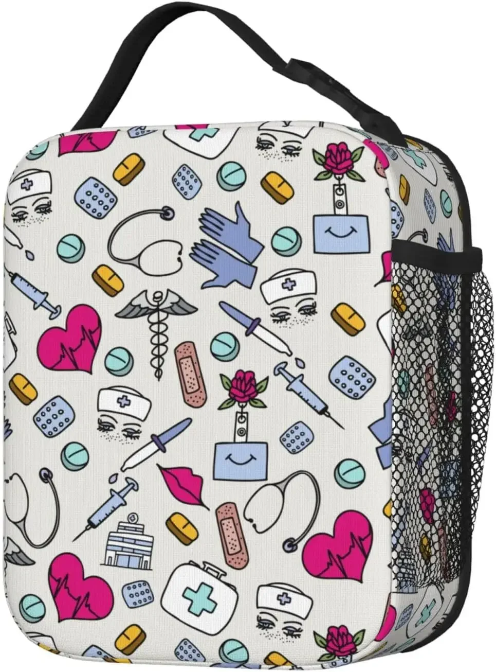 Doodle Nurse Lunch Box - Insulated Lunch Bags for Women/Men/Girls/Boys Detachable Handle Lunchbox Meal Tote Bag
Doodle Nurse Lunch Box - Insulated Lunch Bags for Women/Men/Girls/Boys Detachable Handle Lunchbox Meal Tote Bag