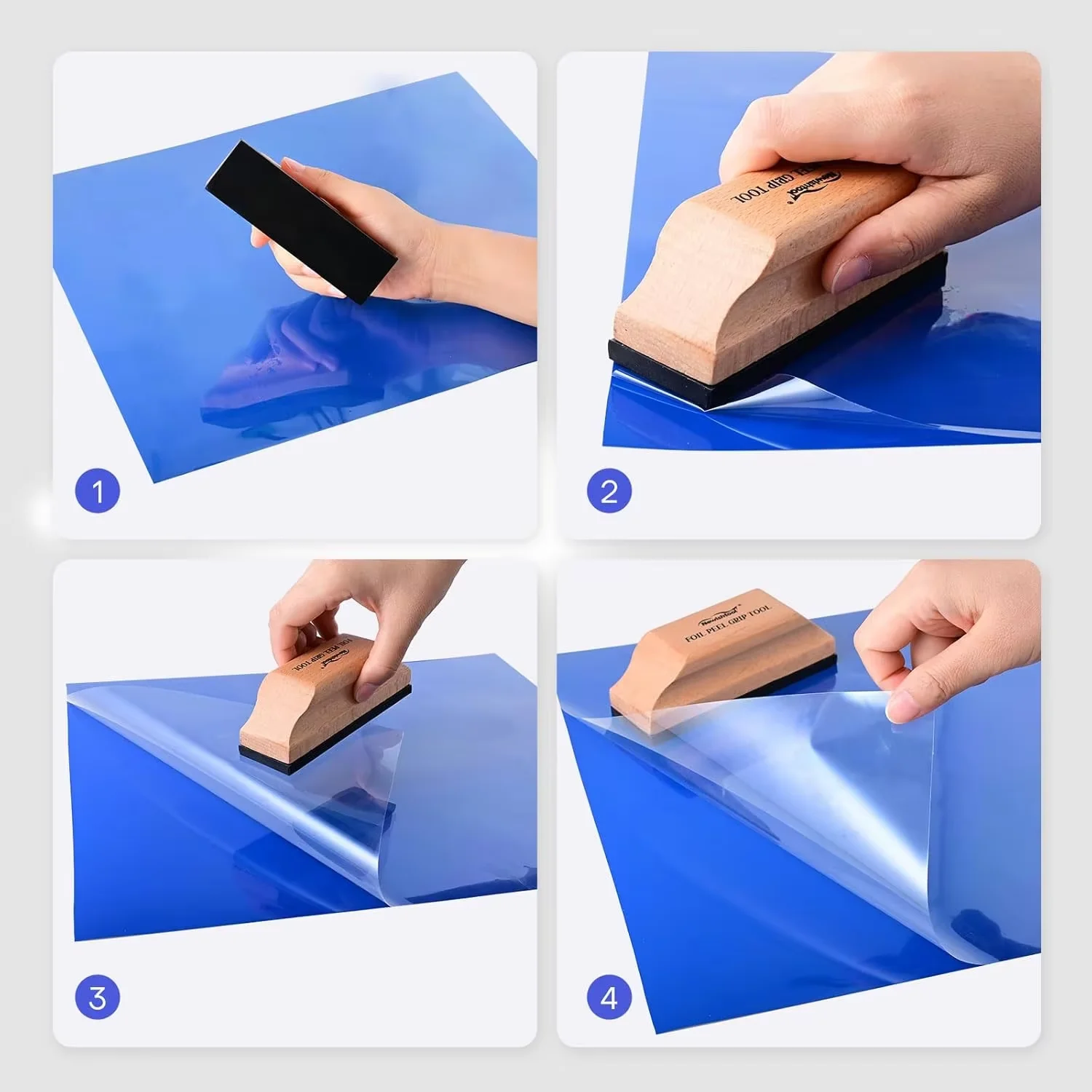 EHDIS Wood Handle Foil Peel Grip Tool Vinyl Wrap Film Protector Removal Car Window Tint Wallpaper Sticker Decal Remover Stripper
EHDIS Wood Handle Foil Peel Grip Tool Vinyl Wrap Film Protector Removal Car Window Tint Wallpaper Sticker Decal Remover Stripper