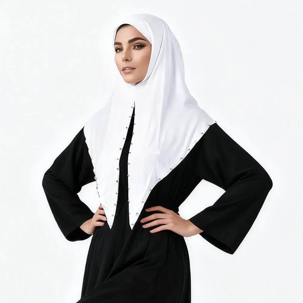 Твердый модальный трикотаж, мгновенный хиджаб, шарф для мусульманской женщины, хиджаб, женские мягкие повязки на голову, исламский тюрбан Amira, женский платок 68*68 см
Твердый модальный трикотаж, мгновенный хиджаб, шарф для мусульманской женщины, хиджаб, женские мягкие повязки на голову, исламский тюрбан Amira, женский платок 68*68 см