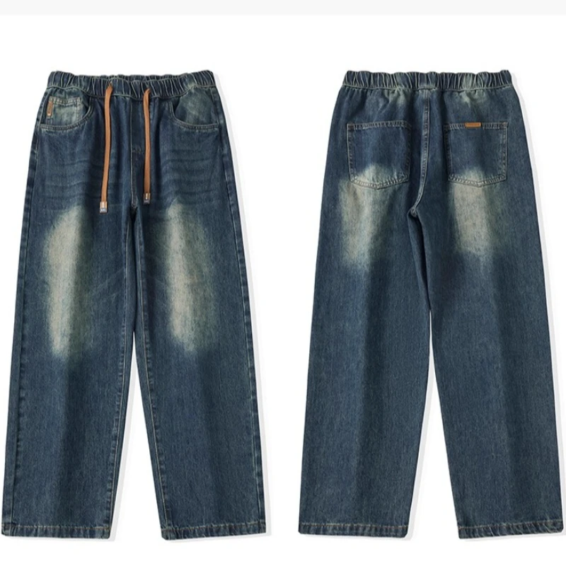 2025 Autumn New American Retro Jeans Men Loose Straight Trendy Brand Casual Men's Wide-Leg Long Pants
2025 Autumn New American Retro Jeans Men Loose Straight Trendy Brand Casual Men's Wide-Leg Long Pants