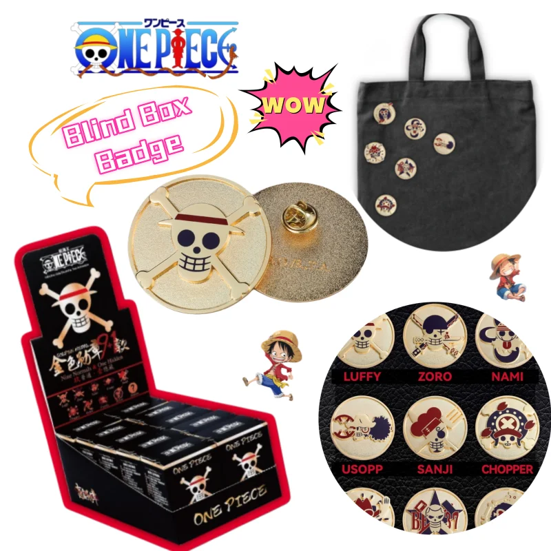 One Piece Luffy Metal Badge Surprise Blind Box High Color Value Creative Personality Male and Female Student Medal Decoration
One Piece Luffy Metal Badge Surprise Blind Box High Color Value Creative Personality Male and Female Student Medal Decoration