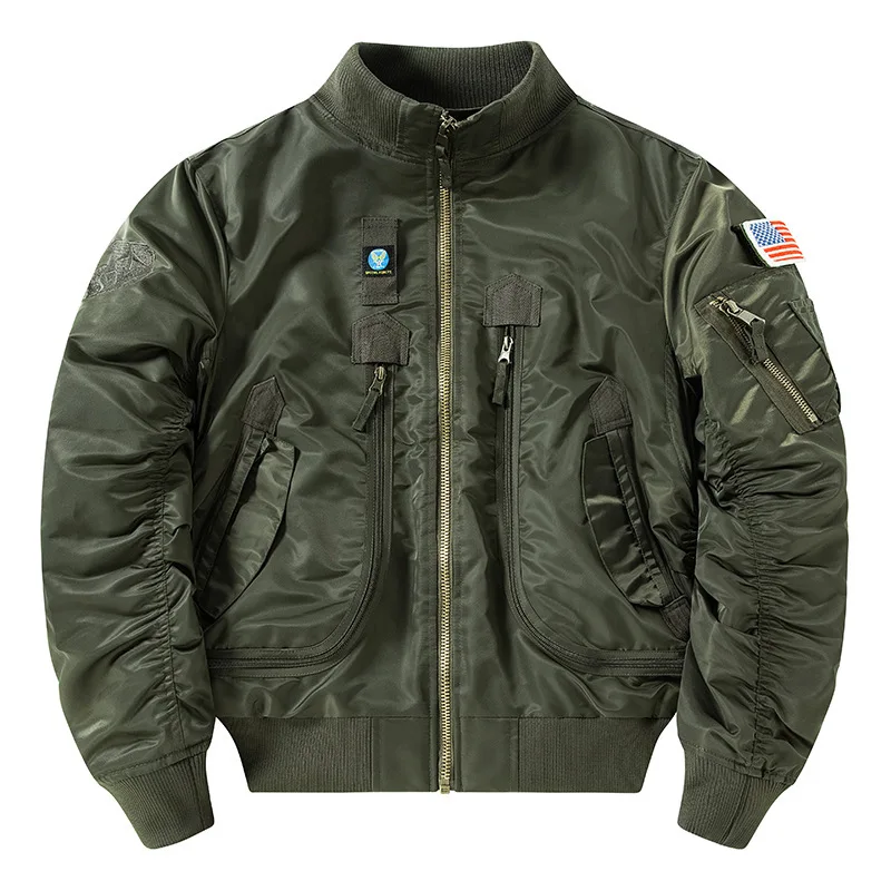Baseball leading fan baseball jacket air force pilot single jacket men's baseball outfit tactical stand-up collar coat man EUR
Baseball leading fan baseball jacket air force pilot single jacket men's baseball outfit tactical stand-up collar coat man EUR