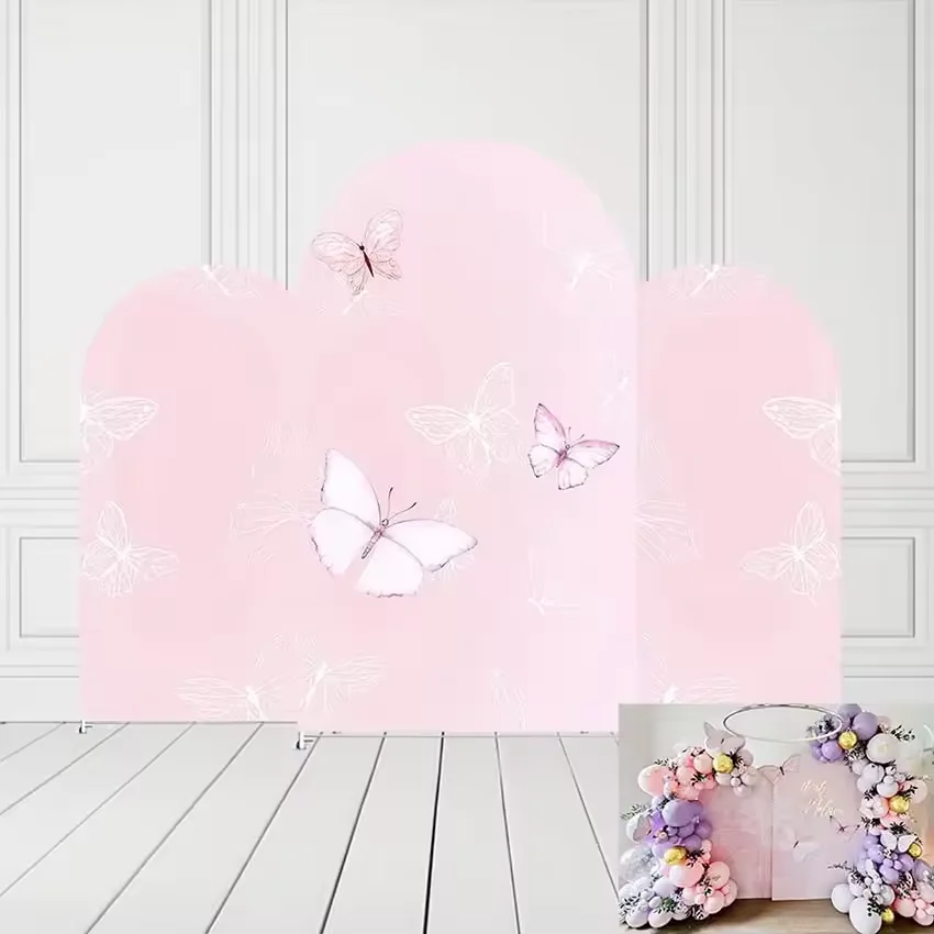 LS Custom 2-Sided Pink Fairy Floral Butterfly Girls Birthday Party Baby Shower Cover Chiara Arch Background Decor Backdrop
LS Custom 2-Sided Pink Fairy Floral Butterfly Girls Birthday Party Baby Shower Cover Chiara Arch Background Decor Backdrop