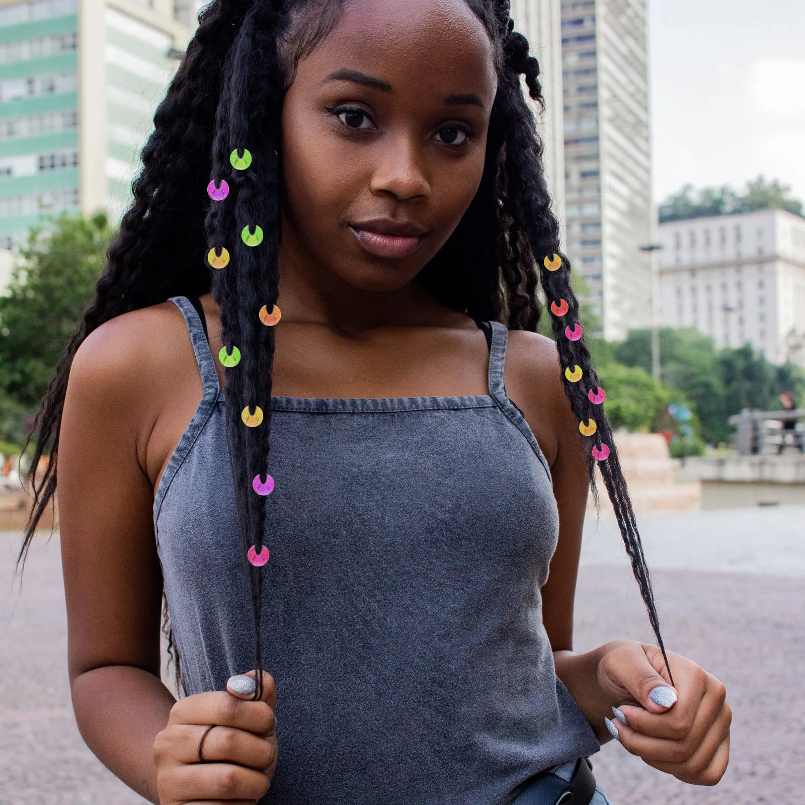 1Set Delicate Dreadlocks Ring Beads Set Fashion Hair Buckle Braiding Rings for Girls Women Colorful Hair Braids Beads Dreadlocks
1Set Delicate Dreadlocks Ring Beads Set Fashion Hair Buckle Braiding Rings for Girls Women Colorful Hair Braids Beads Dreadlocks