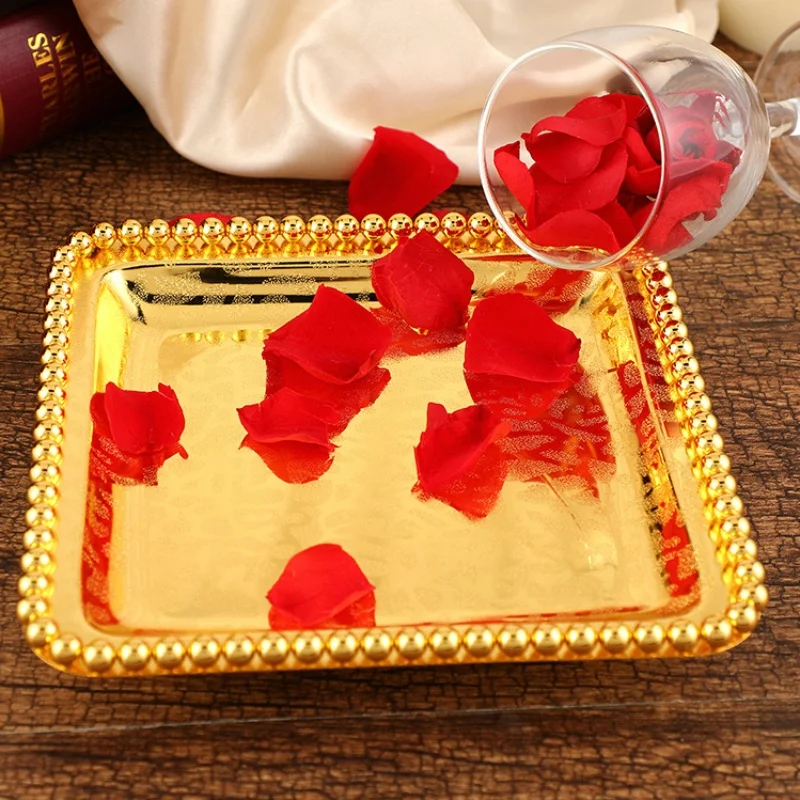 European Fruit Plate, Home Square Shaped Plate, Golden Niche Retro Snack Plate, Pastry Tray Creative Home Living Room Decoration
European Fruit Plate, Home Square Shaped Plate, Golden Niche Retro Snack Plate, Pastry Tray Creative Home Living Room Decoration
