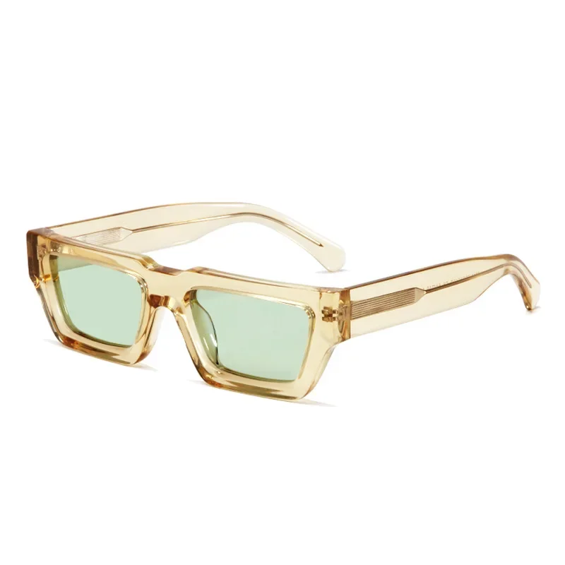 New Women Sunglasse Small Frame Fashion Street Shot Men Polarized Sunglasses UV400 Simple Square Frame Color Thick acetate Frame
New Women Sunglasse Small Frame Fashion Street Shot Men Polarized Sunglasses UV400 Simple Square Frame Color Thick acetate Frame