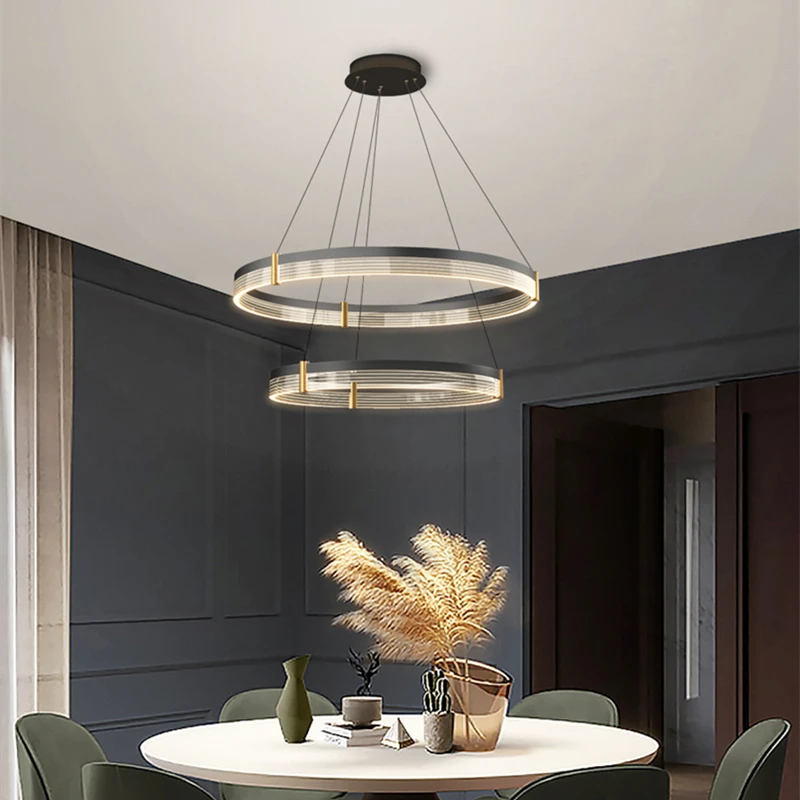 Modern New Acrylic Shade Circle Chandelier Designer High-End Hanging Indoor Lighting Decor For Restaurant Bedroom Living Room
Modern New Acrylic Shade Circle Chandelier Designer High-End Hanging Indoor Lighting Decor For Restaurant Bedroom Living Room