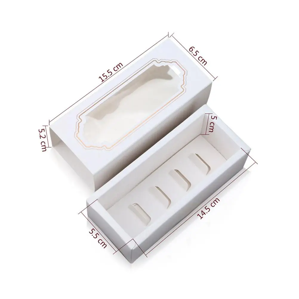 20pcs 5-Cavity Macarons Box with Clear Window Paper Dessert Containers Muffin Carriers for Home Dessert Shop
20pcs 5-Cavity Macarons Box with Clear Window Paper Dessert Containers Muffin Carriers for Home Dessert Shop