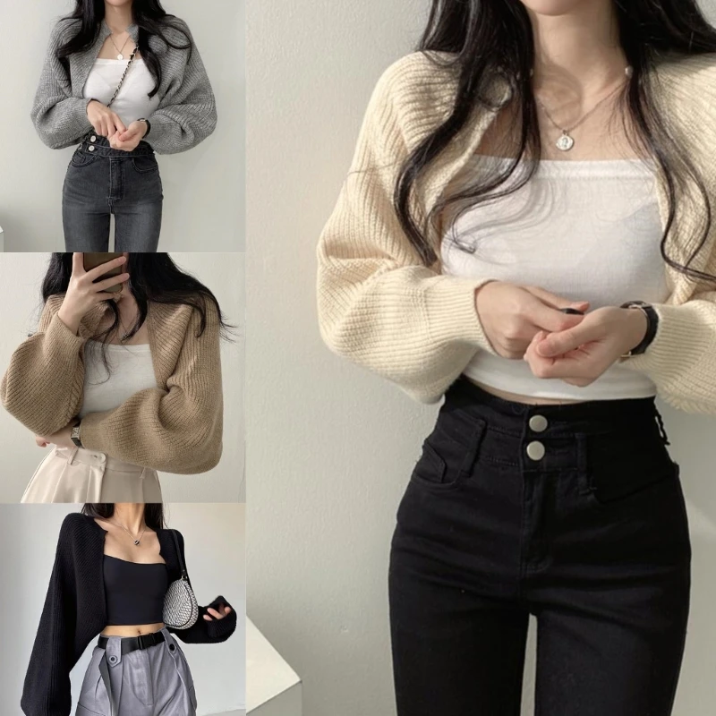 Women's Cardigans Open Front Shrugs Long Sleeve Cropped Cardigan Sweaters Shrug Boleros Dropship
Women's Cardigans Open Front Shrugs Long Sleeve Cropped Cardigan Sweaters Shrug Boleros Dropship