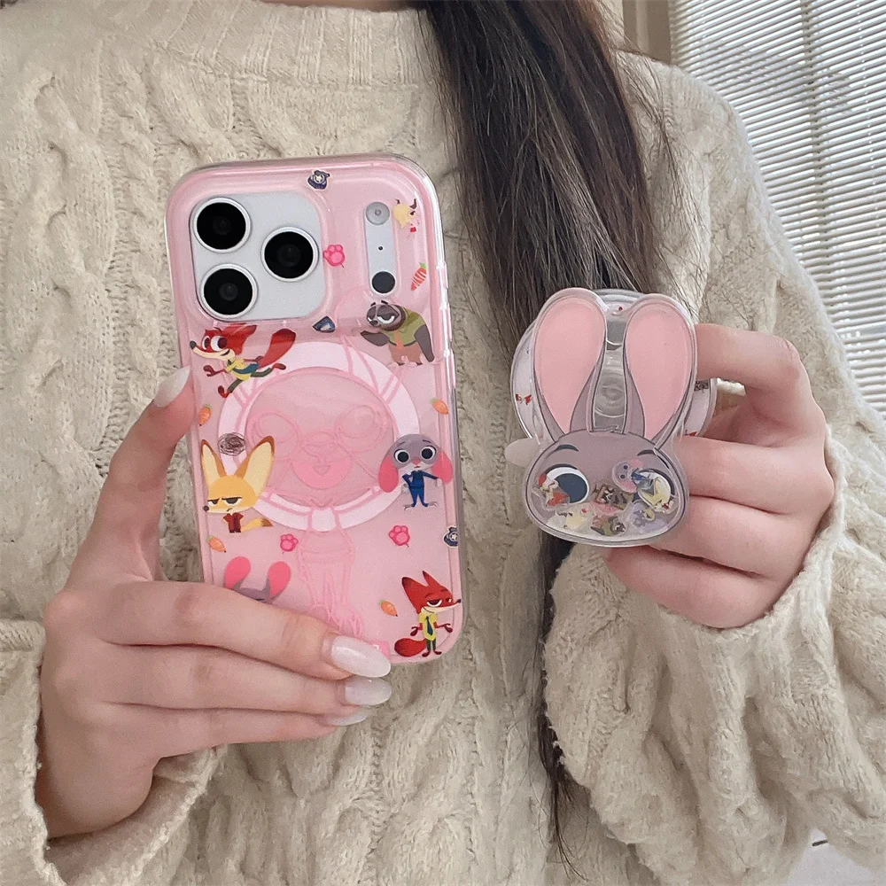 Funny Cartoon Zootopia Magnetic Phone Case for iPhone 15 Pro 13 14 16 Max 17 Pro Max Cases Rabbit Shake For Magsafe Stand Cover
Funny Cartoon Zootopia Magnetic Phone Case for iPhone 15 Pro 13 14 16 Max 17 Pro Max Cases Rabbit Shake For Magsafe Stand Cover