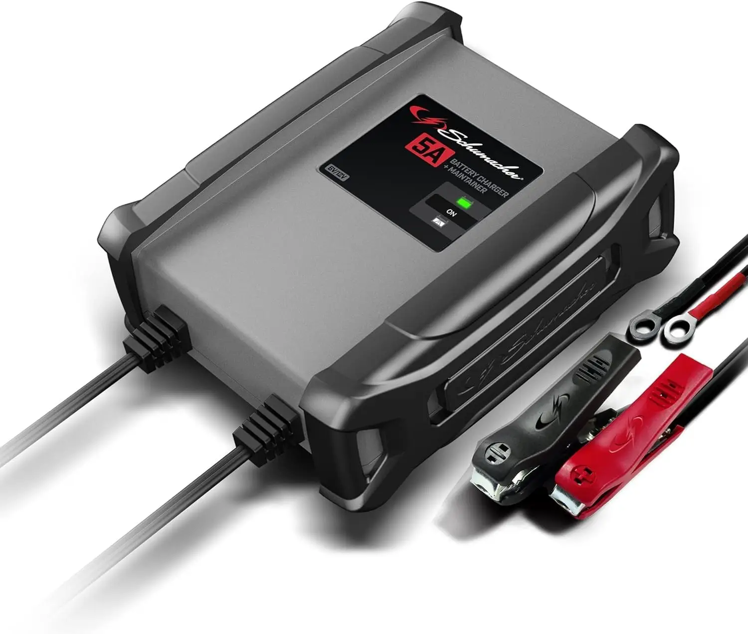 6V/12V Smart Battery Charger & Maintainer - Automatic Multi-Stage Charging for Motorcycles, Lawn Mowers, and More
6V/12V Smart Battery Charger & Maintainer - Automatic Multi-Stage Charging for Motorcycles, Lawn Mowers, and More