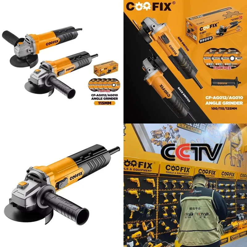 【CHIMU HOME】 750W 220V Adjustable Angle Grinder for Wood Metal Ceramic Tile Polishing Cutting
【CHIMU HOME】 750W 220V Adjustable Angle Grinder for Wood Metal Ceramic Tile Polishing Cutting