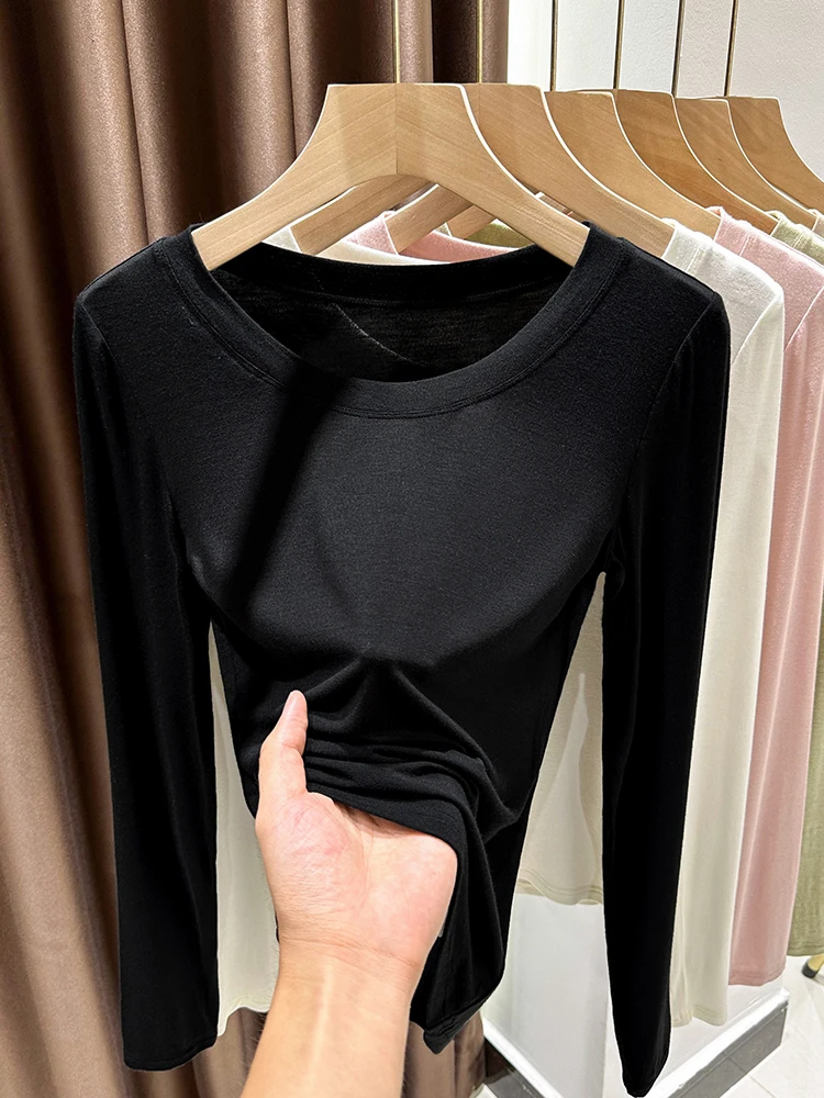 Новая американская базовая женская футболка с длинным рукавом 2026 года, внутренний слой, весенняя верхняя одежда, приятная к телу, дышащая
Новая американская базовая женская футболка с длинным рукавом 2026 года, внутренний слой, весенняя верхняя одежда, приятная к телу, дышащая