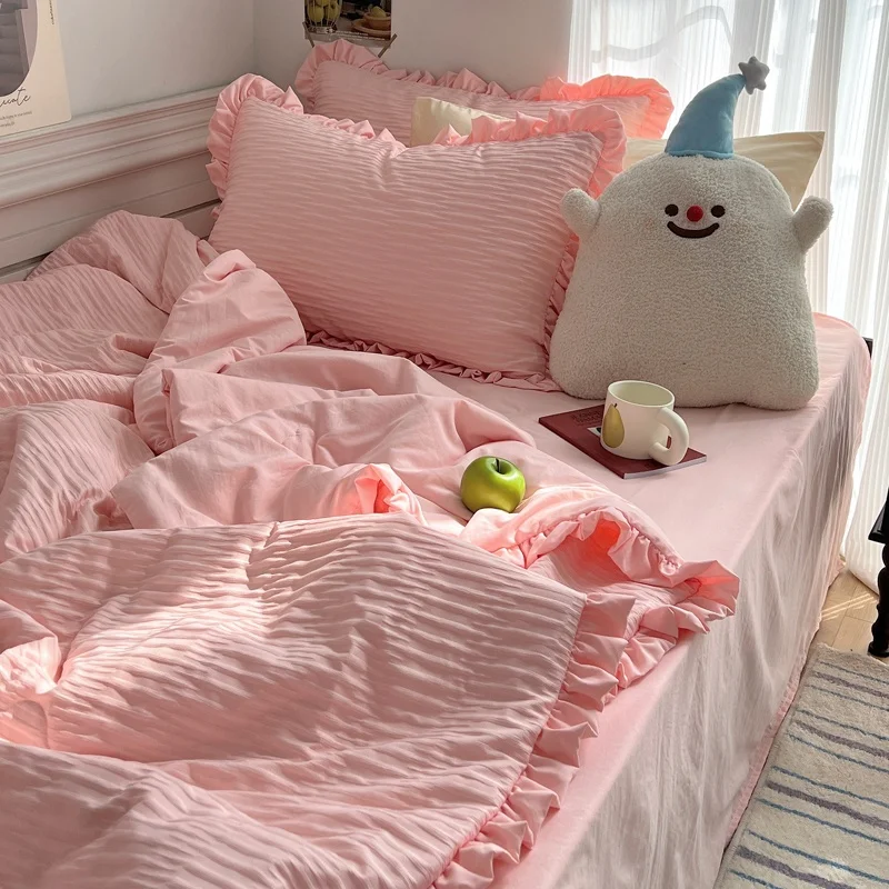 Korean Simple Bedding Set Modern Air Condition Thin Blankets Summer Quilt Pillowcase Comfortable Fluffy Blanket with Filling 이불
Korean Simple Bedding Set Modern Air Condition Thin Blankets Summer Quilt Pillowcase Comfortable Fluffy Blanket with Filling 이불
